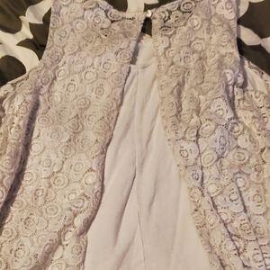 White lace top